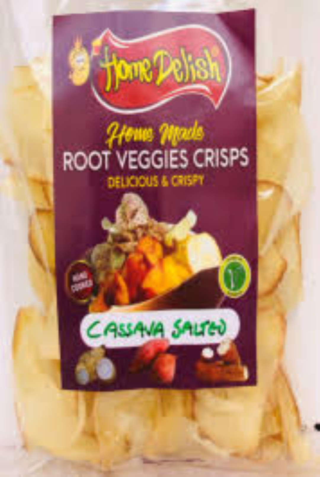 H/DELISH CASSAVA CRISPS 300G